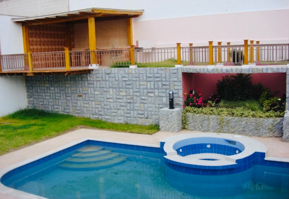 Piscina e hidromasaje de Casa Miravalle